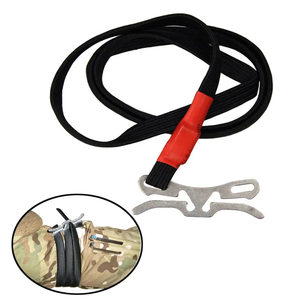 Adjustable One-handed Operation Tourniquet Elastic Rope Hardware Medical Emergency Band Outdoor Survive Camp Hike Emergent Kit