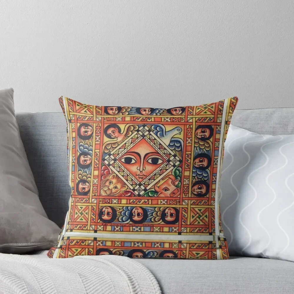 ethiopian ancient art Throw Pillow Bed pillowcases Decorative Sofa Cushions pillow