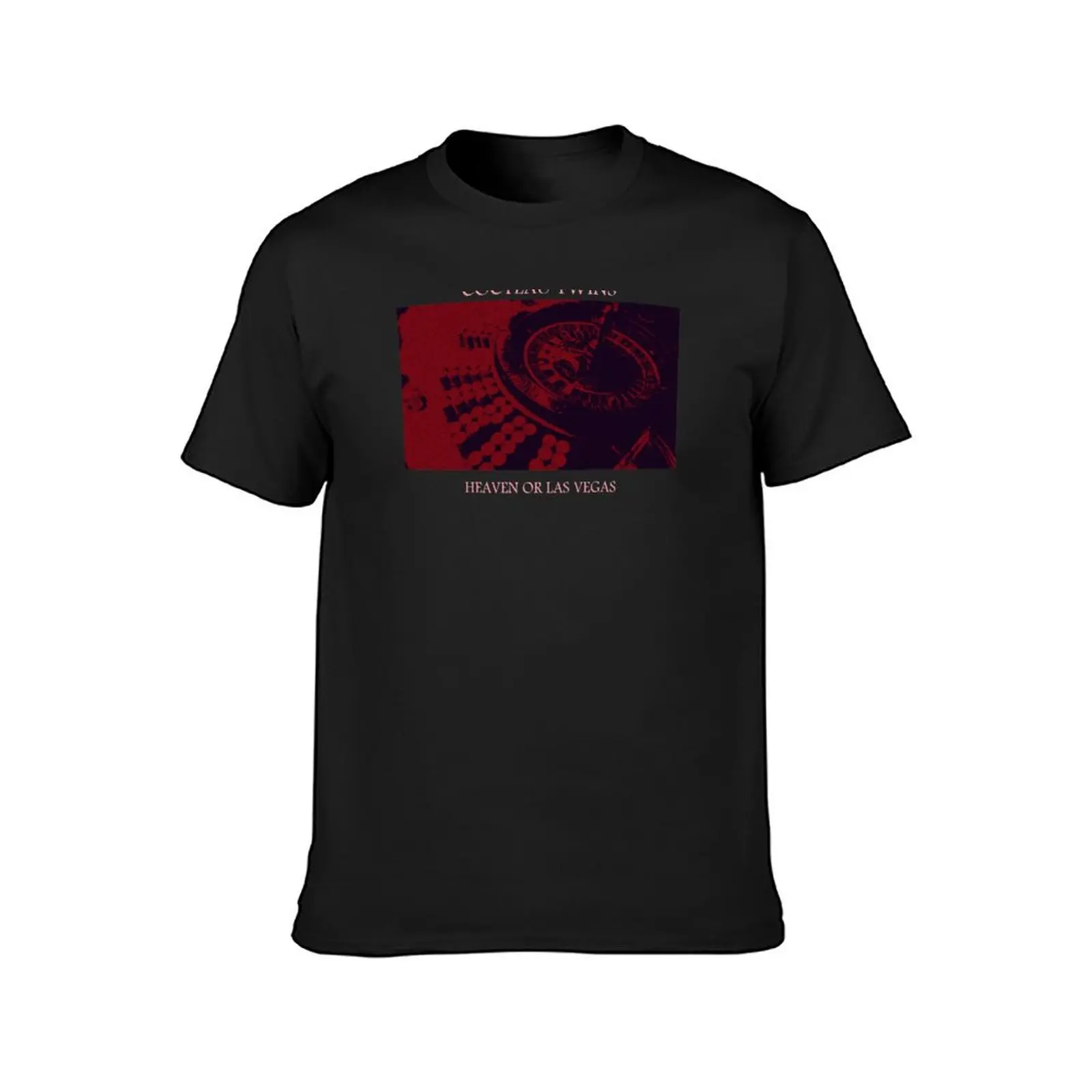 Cocteau Twins - Heaven or Las Vegas - Black T-Shirt tops oversized heavyweight t shirts for men