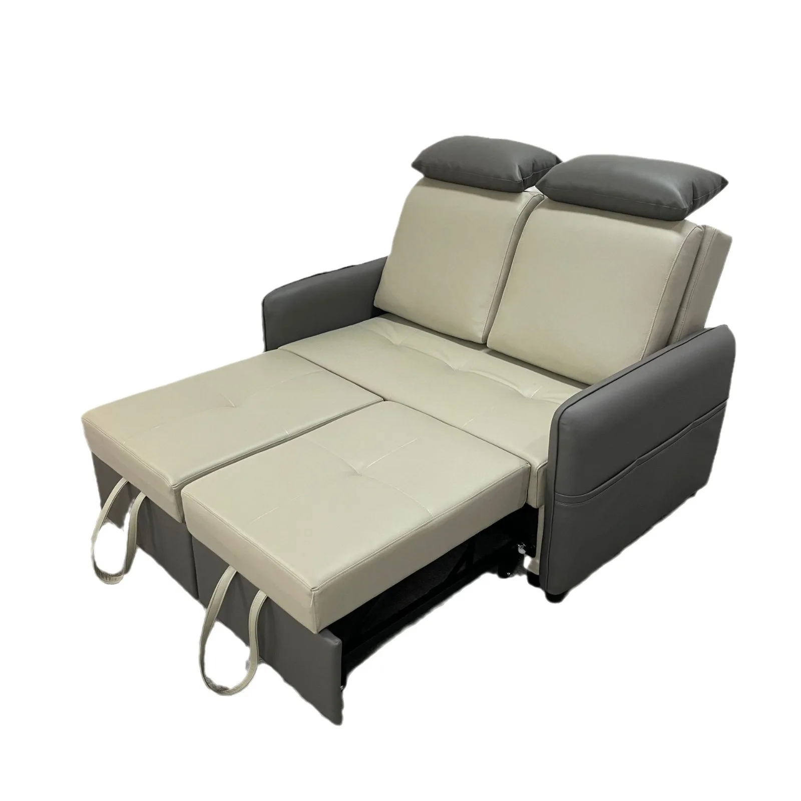 

Foldable sofa bed, small apartment rental room, living room push-pull multi-functional dual-use