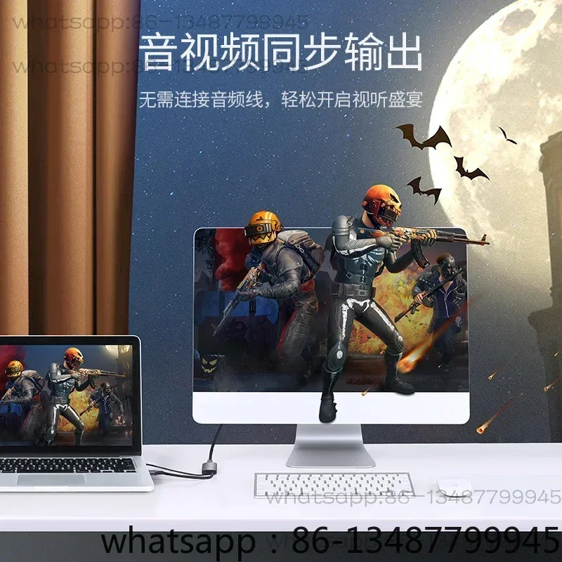 HDMI to Minidp Converter DisplayPort Laptop 4K HD Mini DP Female Connection