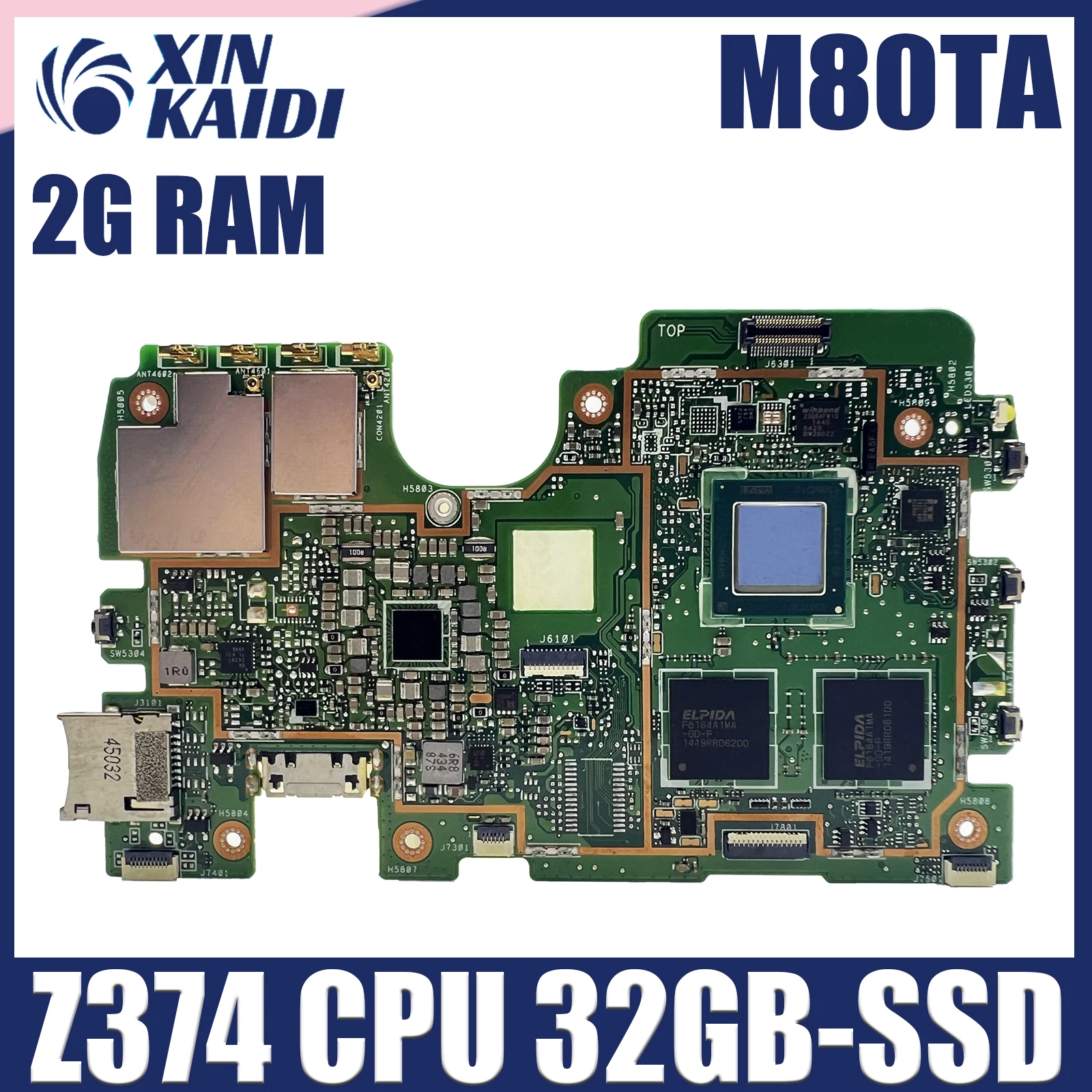 Mainboard For Asus VivoTab Note 8 M80TA motherboard main board test well 32GB SSD 64GB SSD