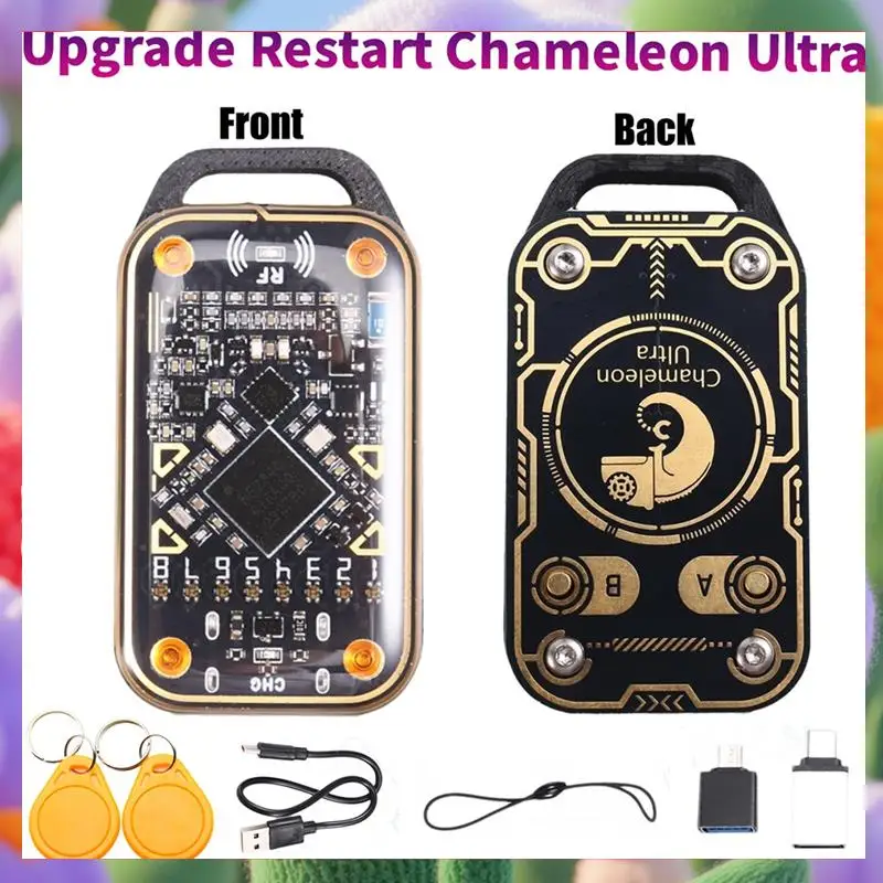 

Chameleon Ultra Upgrade Smart Card Emulator+2XCUID Keychain RFID Smart Chip Reader 125K 13.56Mhz Card Duplicator-ABXK