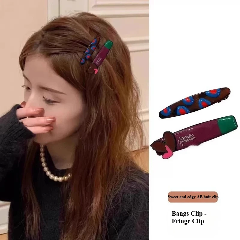 

Sweet & Edgy AB-Style Hair Clip Side Barrette Hair Accessory for Women Stylish Fashion Bangs Clip