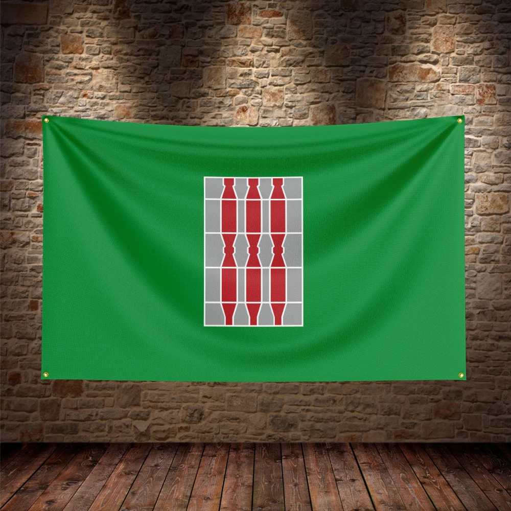 

Single sided printed Italian county flag of Umbria wall decoration