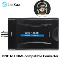 BNC to HDMI-compatible Converter BNC TV Signal Converter 1080P/720P Display Video Adapter Surveillance Monitor for DVR Detector