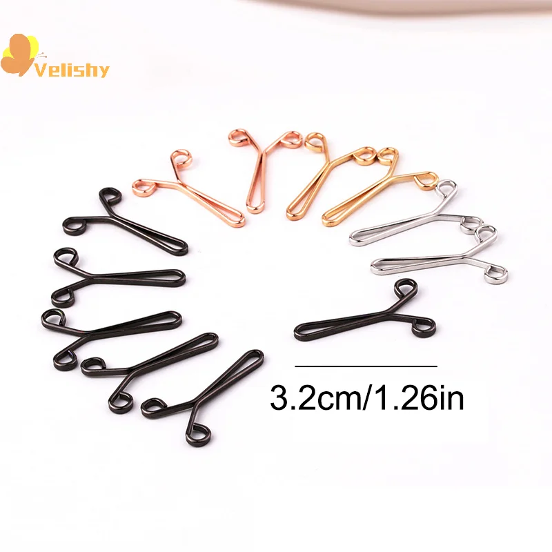 Kancing Celana Jeans Bentuk U yang Dapat Disesuaikan, Kancing Jepret Tanpa Bekas, Klip Celana Lepas Pasang, Aksesoris Pakaian