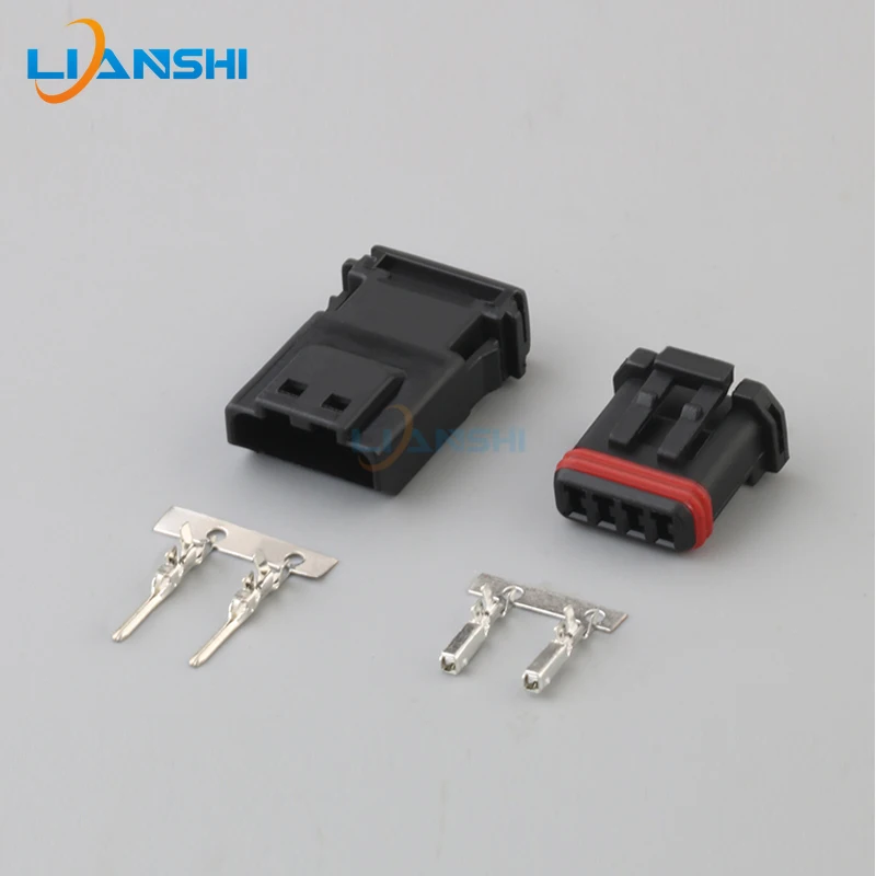 

MX19004P51/MX19004S51 Automotive rearview mirror heating plug 3-hole connector sheath with terminal