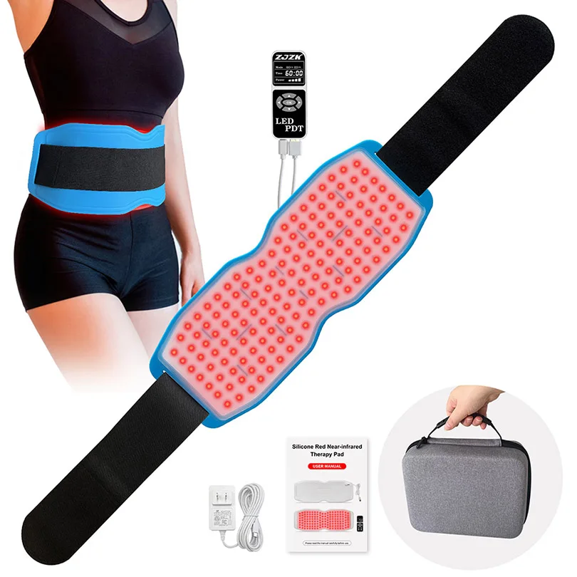 

ZJZK Red Light Therapy Knee Wrap Massage Machine Belt 940nm 850nm 660nm 24W to Repair Sports Injuries and Tissue Relieve Pain