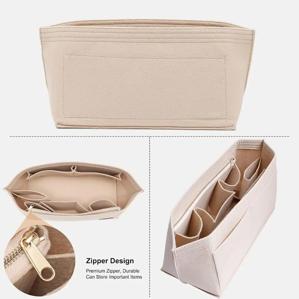 High-quality Internal Bag Felt Insert Liner Purse Organiser Pouch Handbag Tote Bag Internal Bag For LV Neverfull