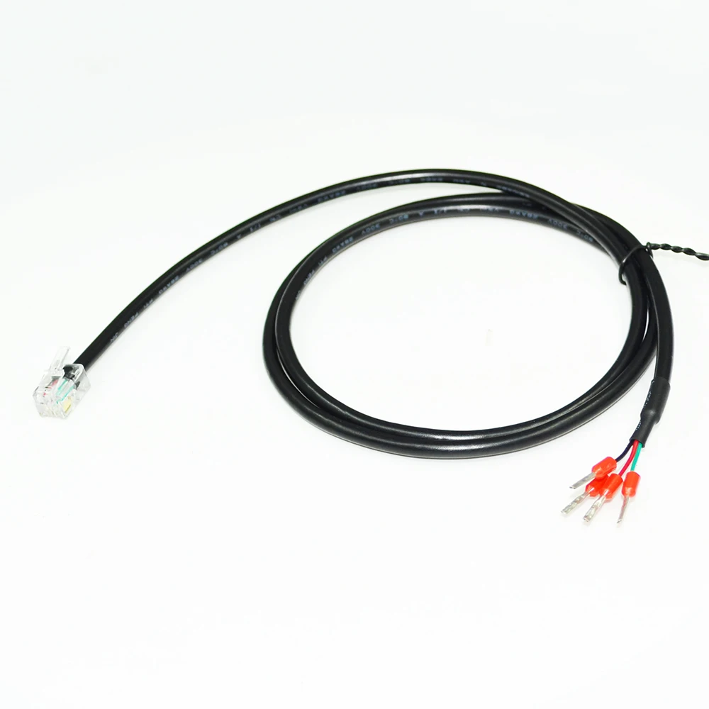 RJ11 6P4C TO 4PIN / RJ9 4P4C TO 4PIN SOLDERLESS CONNECTOR WIRE END SHIELDED CABLE