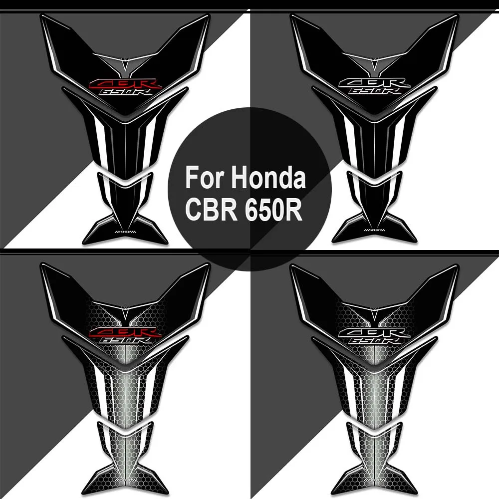 Cbr650r Hrc Fireblade Motorfiets Stookolie Kit Knie Kant Tank Pad Bescherming 3d Stickers Stickers Voor Honda Cbr 650r Cbr650r ﻿