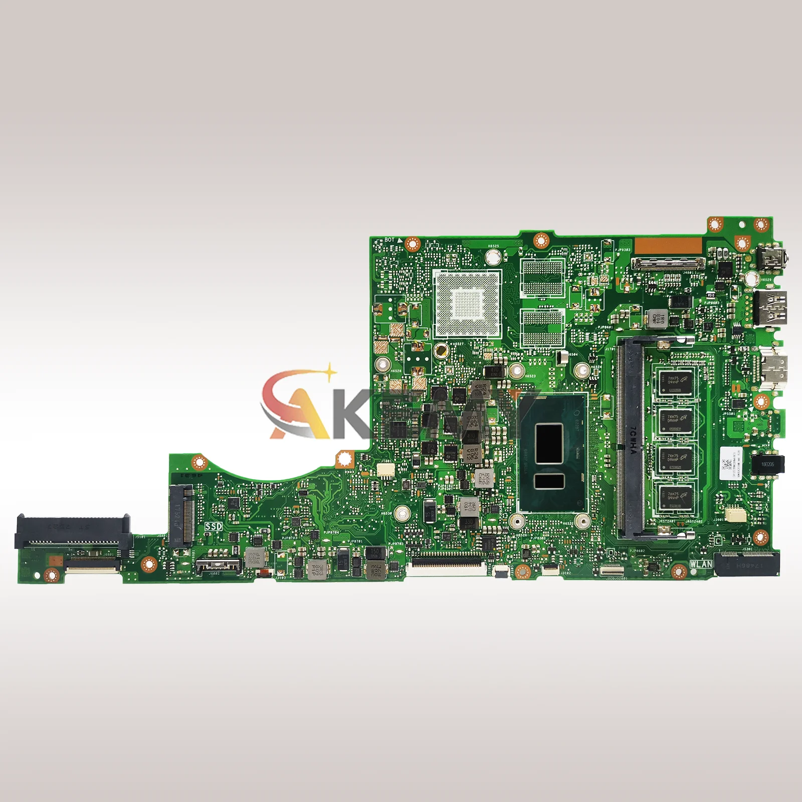 X411UA Scheda Madre Del Computer Portatile Per ASUS X411UA X411UF X411UV X411UQ S4000V X411U X411UN r421u S4200U X411UNV Scheda Madre I3 I5 I7 CPU