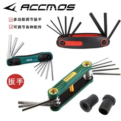 Archery Wrench Compound Recurve Bow Adjustable Tool 9-in-1 Multi-function Wrench for Camping Hunting Repair Fixed Accessories