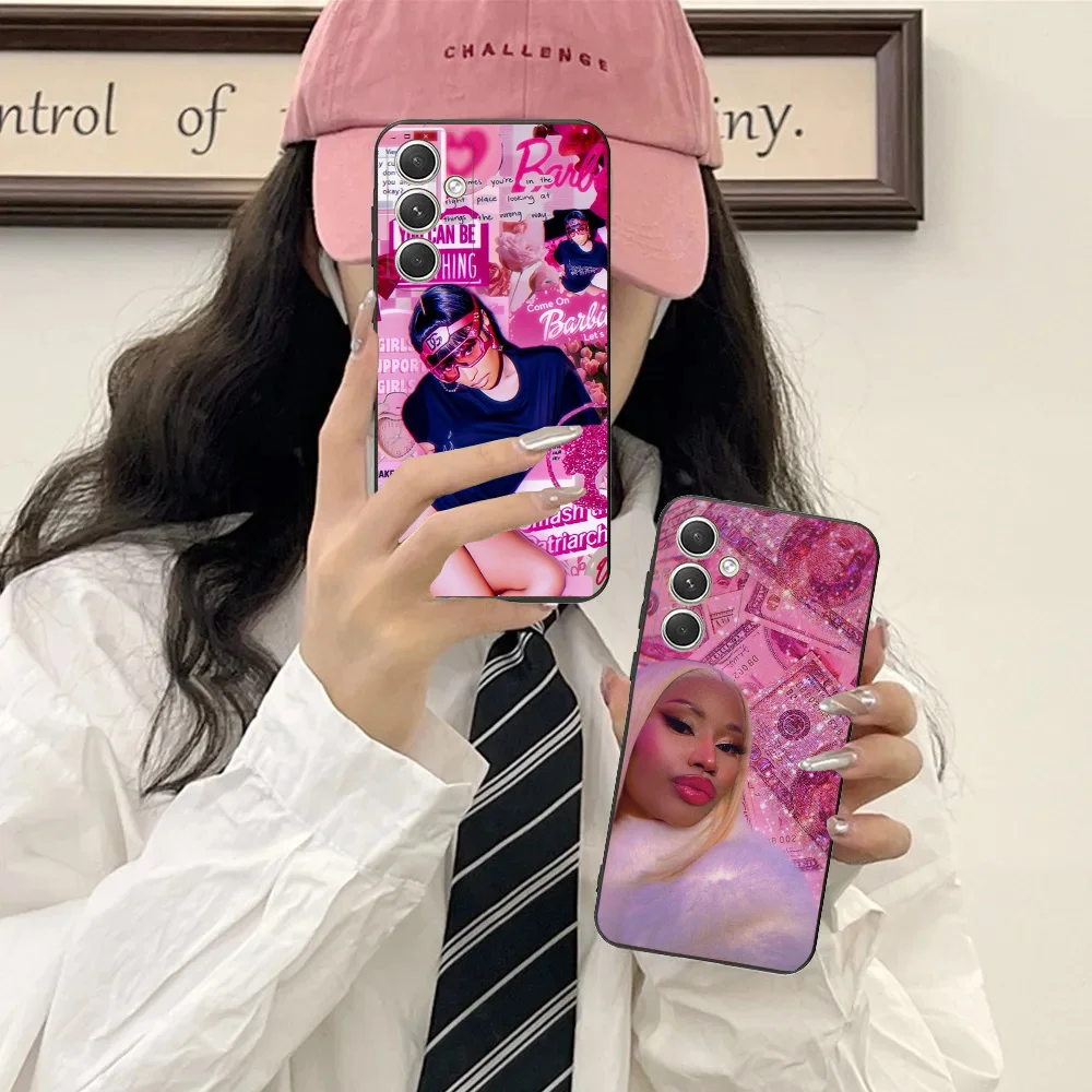 N-Nicki M-Minaj Rapper Phone Case For Samsung Galaxy A20,A21s,A22,A31,A32,A52,A53,A72,73,A80,A91Soft Black Cover