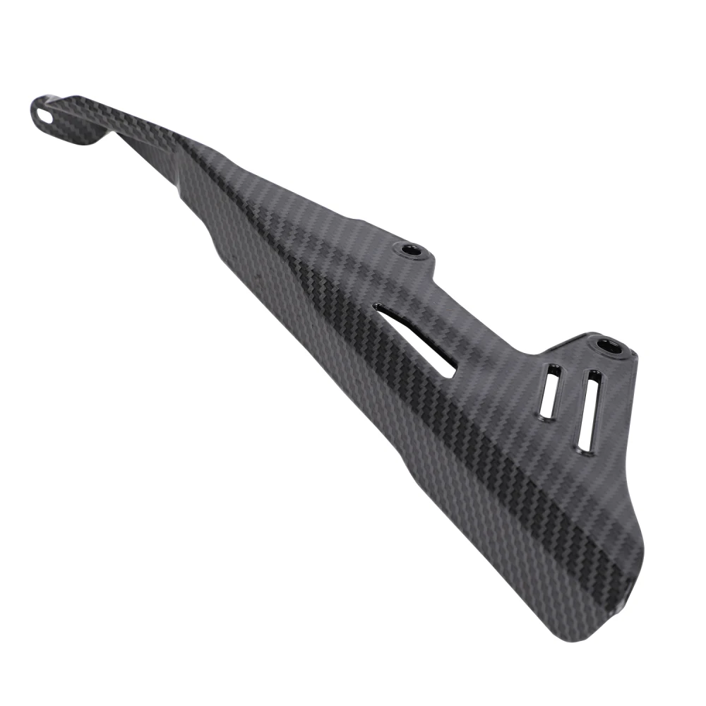 Couvercle de protection de chaîne de moto, pignon PP pour Surron Light Bee X S, motif en Fiber de carbone, vélos électriques hors route