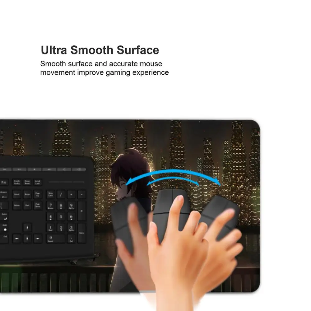 Anime Blood Blockade Battlefront Mousepad Mouse Pad Mouse Mat With Pad Prime Gaming XXL Keyboard Pad Stitch Padding Mat