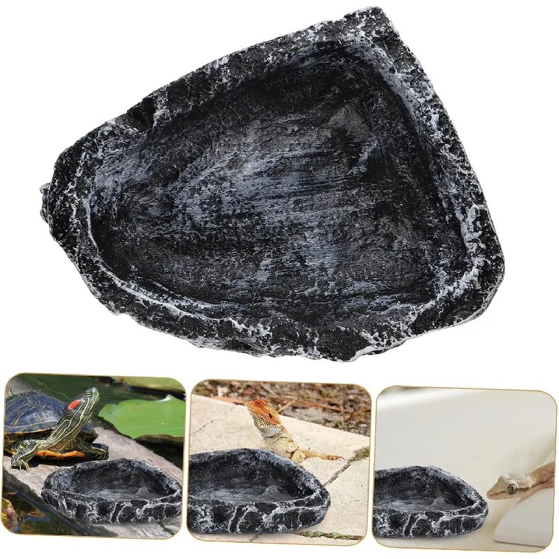 

Гусеничный горшок для поедания воды, черепаха, ящерица, змея, маленькая круглая миска для воды, тарелка в виде черепахи, аксессуары для контейнеров для хранения домашних животных