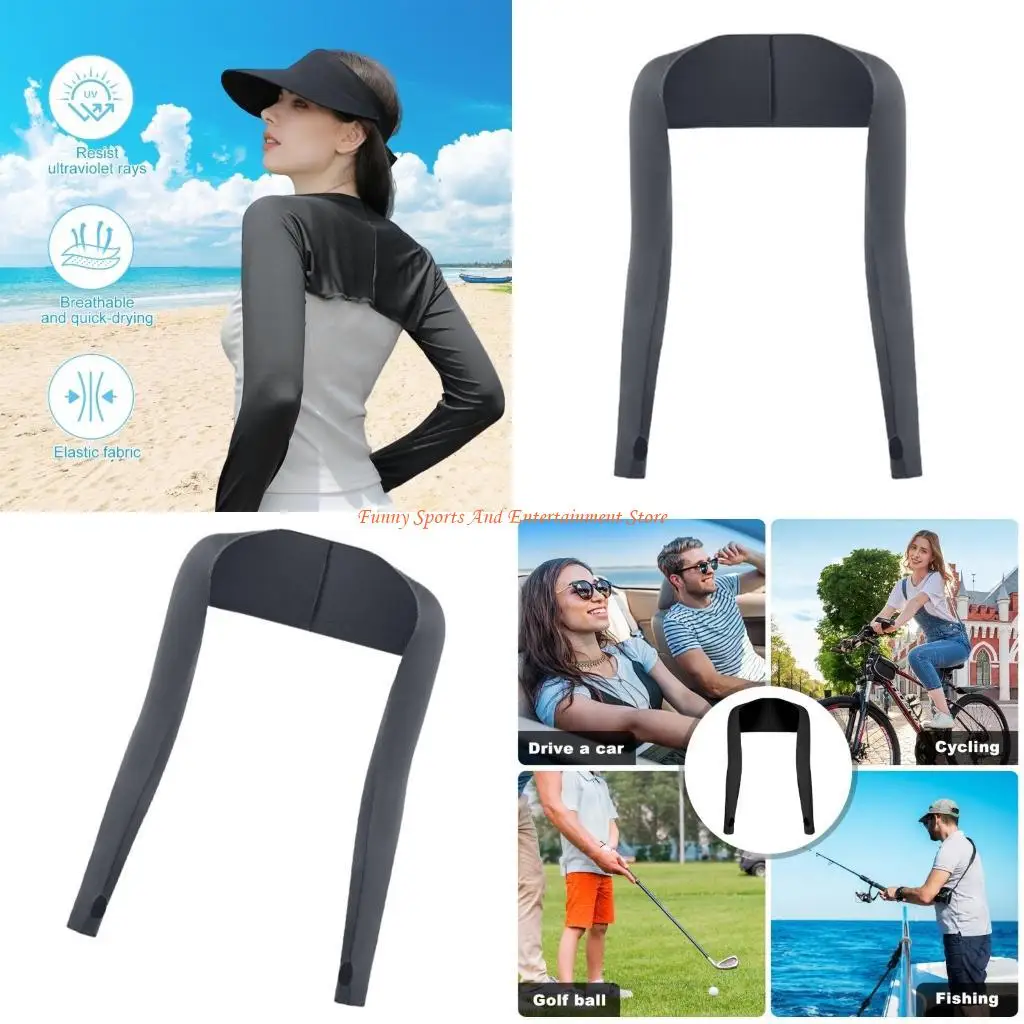 

C4DE Elastic Golf Sun Protections Shawl Cover Arm Sleeve Lightweight Travel Friendly
