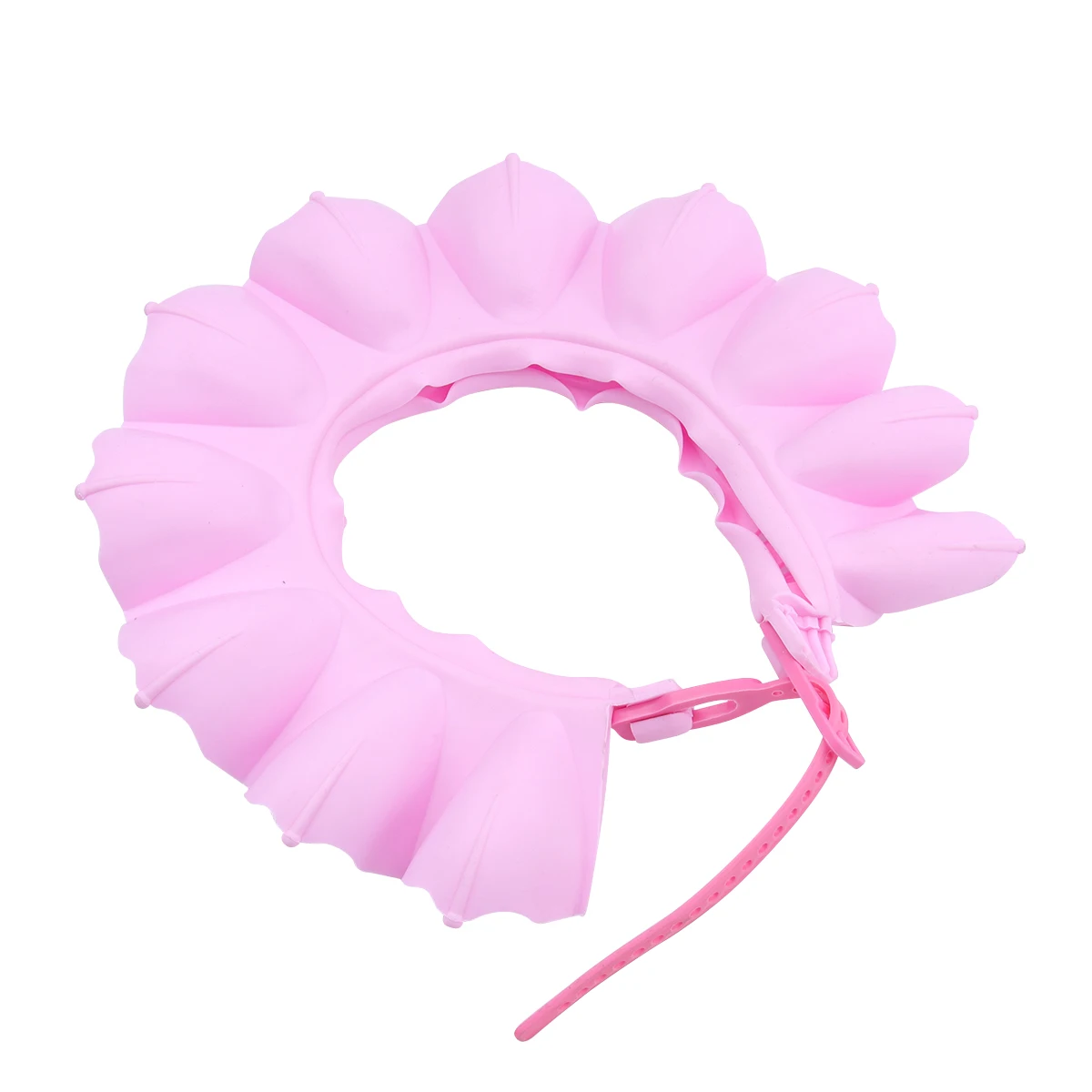 

Waterproof Shampoo Infant Ear Covers Wash Hair Bathing Infant Shower Cap TPE Material Durable Safe Adjustable Baby Shower