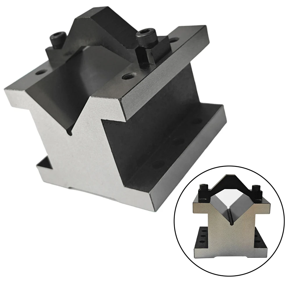 V Shaped Table Clamp Ground 35x35x30mm 60x60x50mm Steel Machining Tool for Scribing Layout and Inspection Tasks