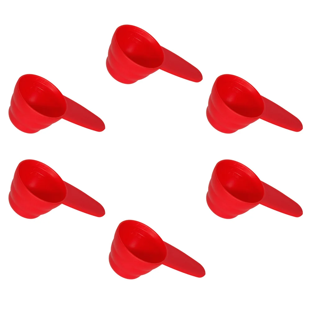 

6 Pcs Measuring Spoon Milk Powder Plastic Spoons Measurement Scoop Cups Protein Tool Food with Scale Tiny