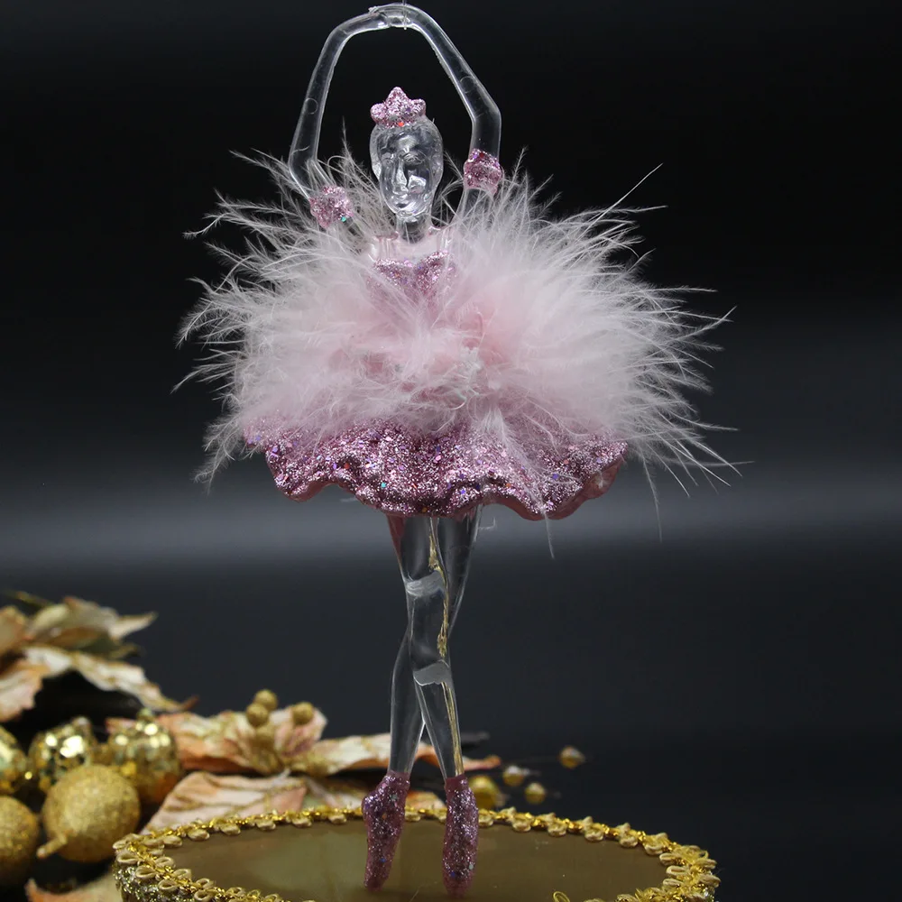 Christmas Decorations Fashion Exquisite Ins Ballet-dancing Girl Princess Pendant Creative Home Desktop Ornaments Decoration Prop
