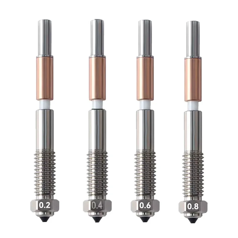 

A82E-For QIDI Plus 4 Insulation Integrated Quick Removal Bimetallic Nozzle 0.2/0.4/0.6/0.8Mm