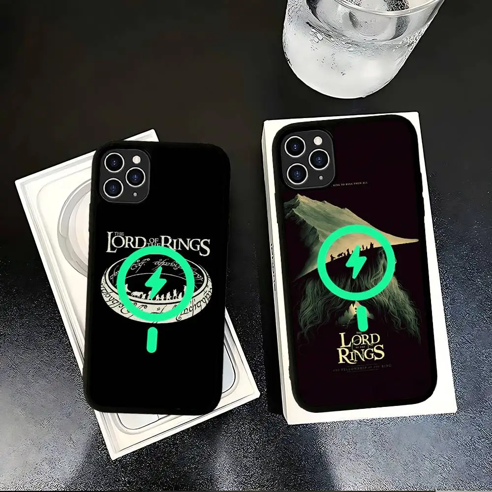 

Movie The Lord Of The R-Rings Magnetic Case For IPhone 17 16 14 13 12 11 15 Pro Max Plus Wireless Charge Phone Cover