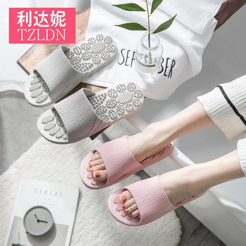 2026 Lightweight Platform Slippers Women Soft Non Slip Beach Flip Flops Woman Comfort Couples Indoor Slides Shower Shoes view 3