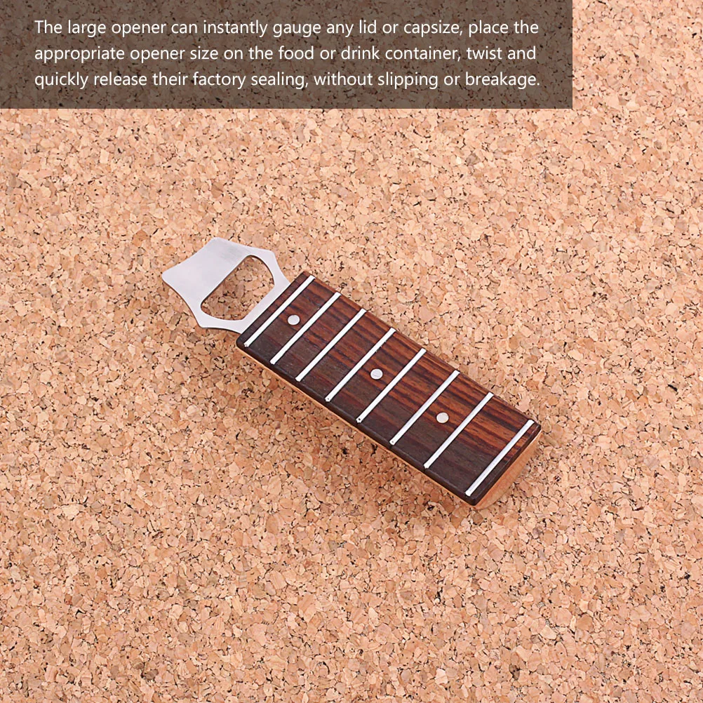 

Guitar Handle Bottle Opener Realistic Portable Musical Beer Openers Shaped for Stainless Steel