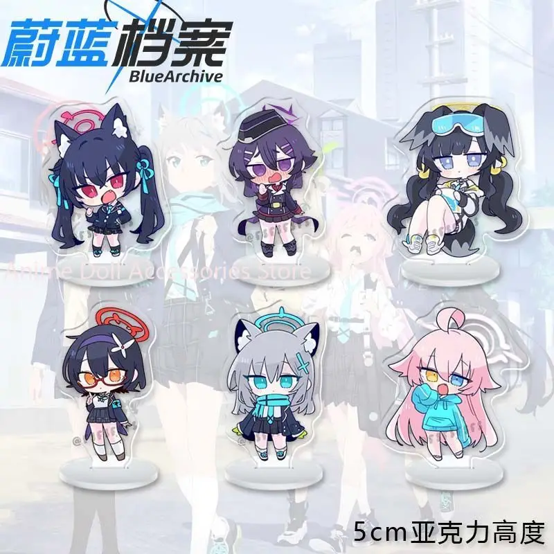 Anime Blue Archive Takanashi Hoshino Acrilico Modello di supporto Piastra Decorazione Scrivania Figura Display Amico Regali Accessorio
