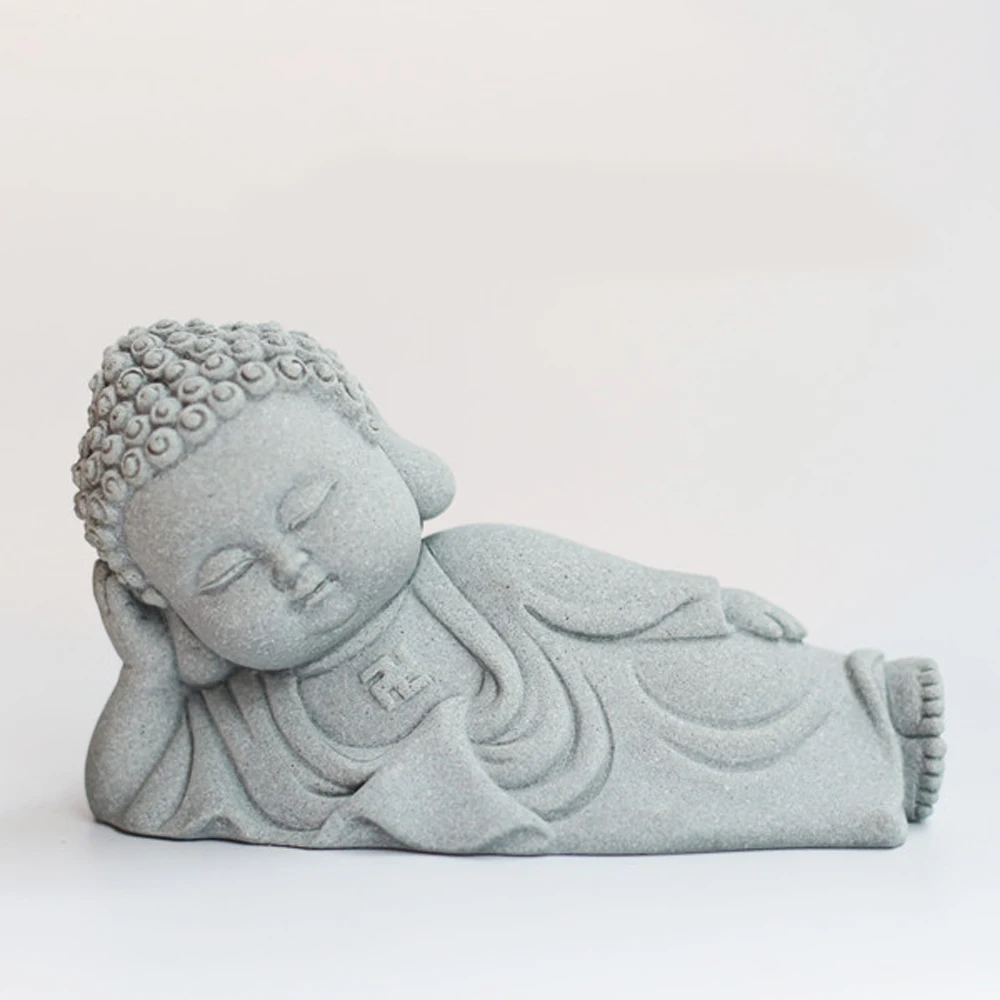 

Silicone Mold for small Buddha statues Concrete plaster Buddha Garden Decoration Molds