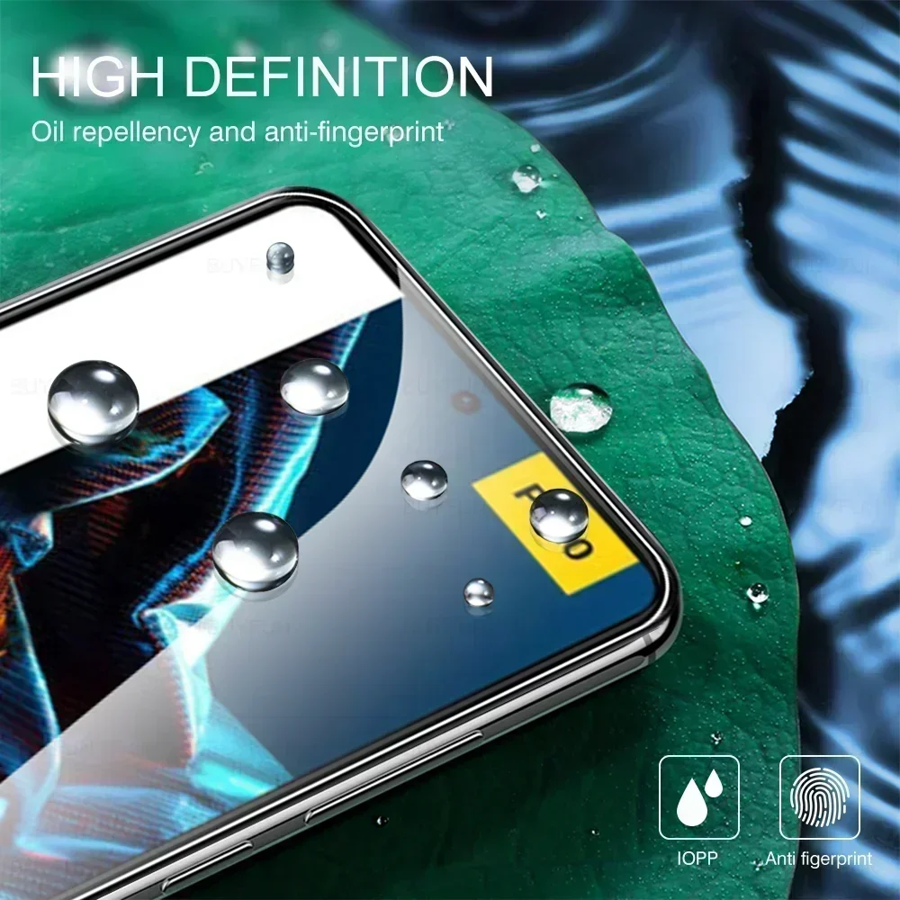 กระจกนิรภัยสำหรับ X6 X5 Xiaomi poco Pro กระจก8To1 X5Pro เล็กๆ pocco poko X6Pro X 5 6 PocoX6 PocoX5 5G ตัวป้องกันหน้าจอกล้อง5g