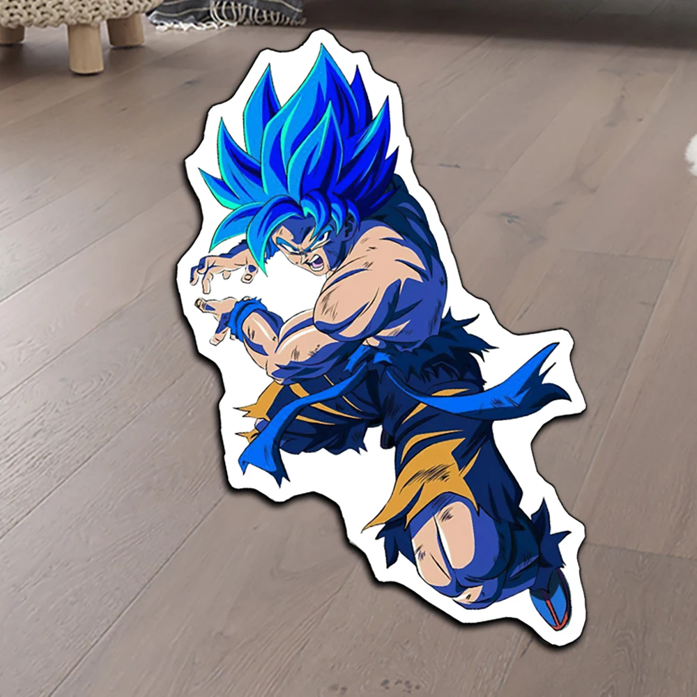 

Irregular Rugs Anime Wishing Dragon Dragon Ball Z Goku Super Saiyan 4 Customize Rug Handmade Carpet Area Rug for Home Decor