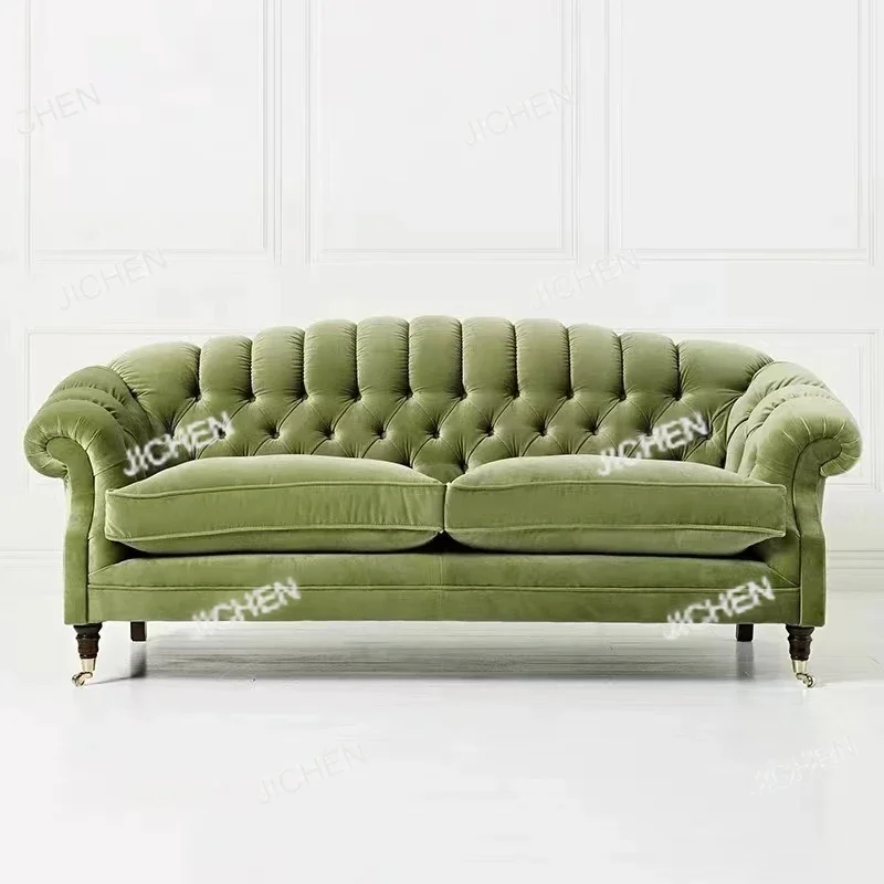 

JCX для взрослых, одиночный зеленый диван, бархатный латексный диван для гостиной, двойная гостиная, современная роскошная мебель для салона канапе