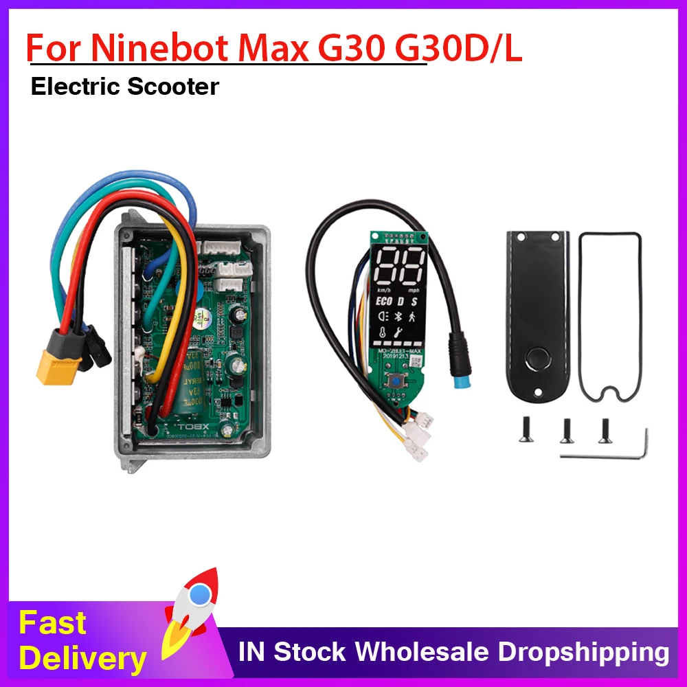 Control Board Assembly for Ninebot MAX G30 G30D G30L Electric Scooter Replacement Controller Dashboard Dispaly Panel Parts