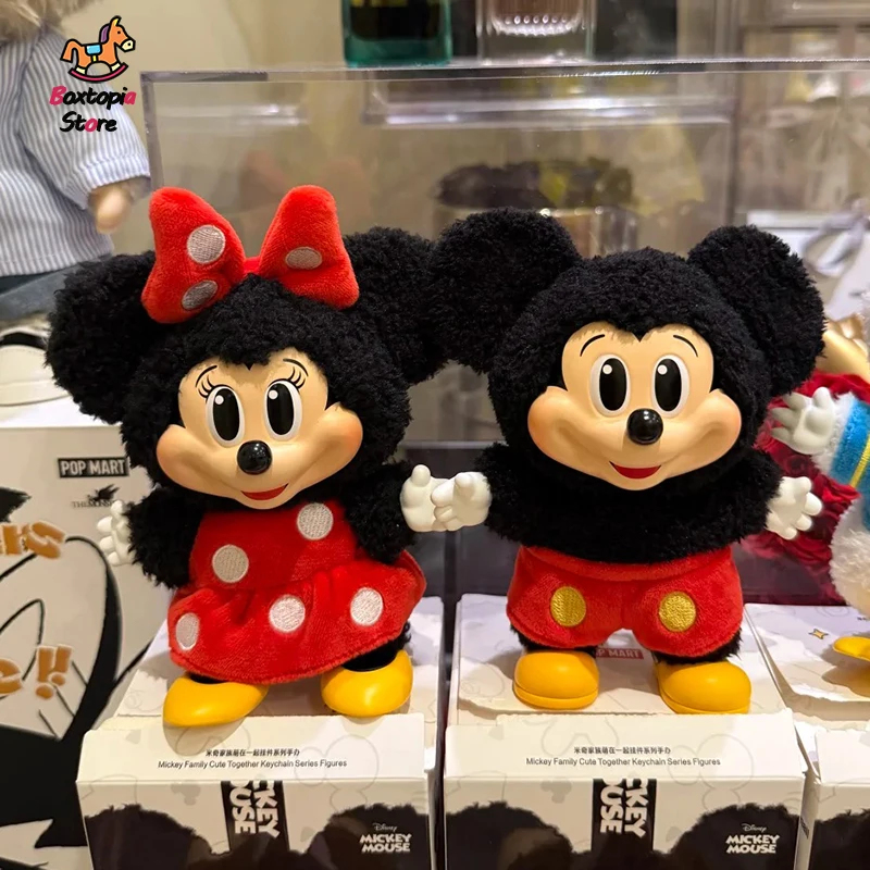 Pop Mart Mickey Family Keychain Blind Box 1/12 PVC Collectible