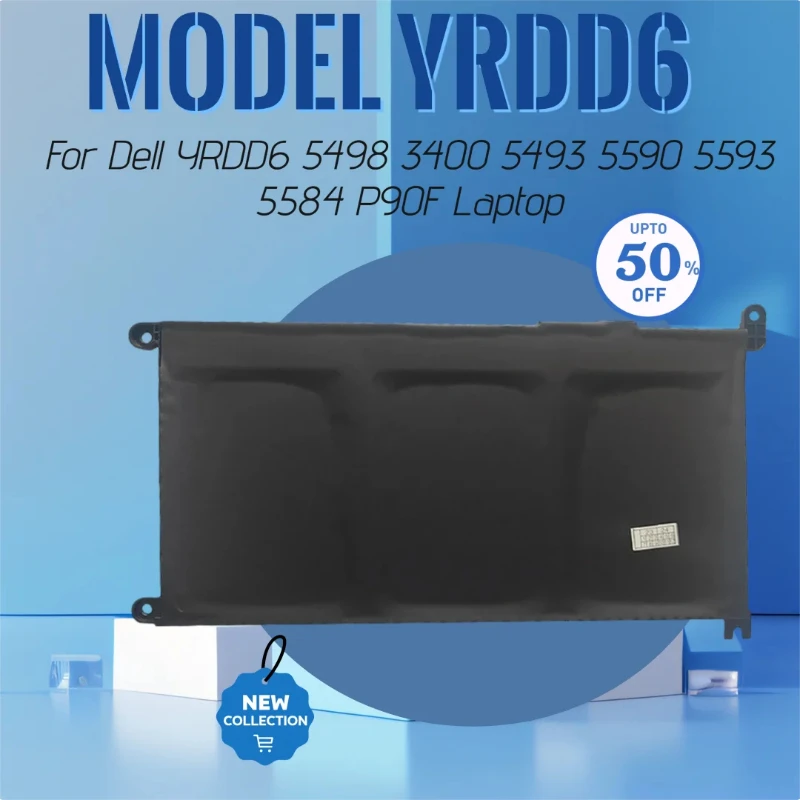

Battery for Dell YRDD6 5498 3400 5493 5590 5593 5584 P90F Laptop