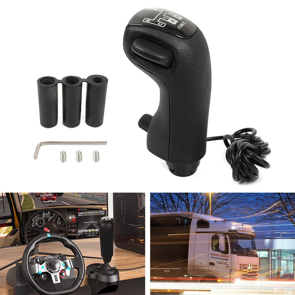 

USB Truck Simulator Shifter Compatible For Scania Truck Game PC Racing Gearshift Knob Compatible For G29 G27 G25 G923 Joystick