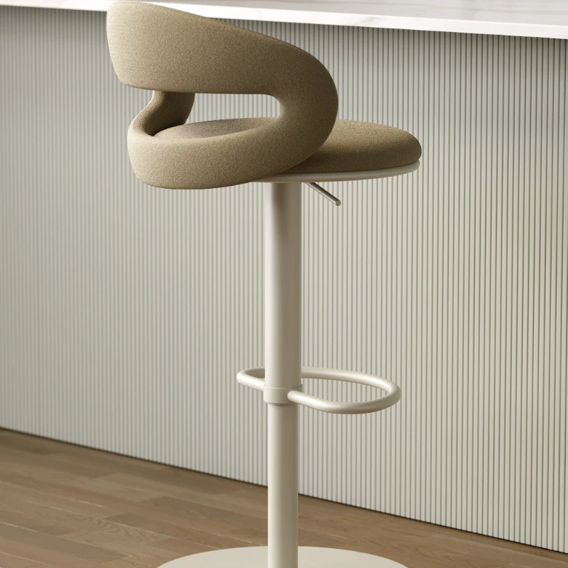 

Vintage Kitchen Bar Chair Metal Backrest Design Modern Barstool Bar Chair Counter Ergonomic Cafes Taburetes Para Barra Furniture