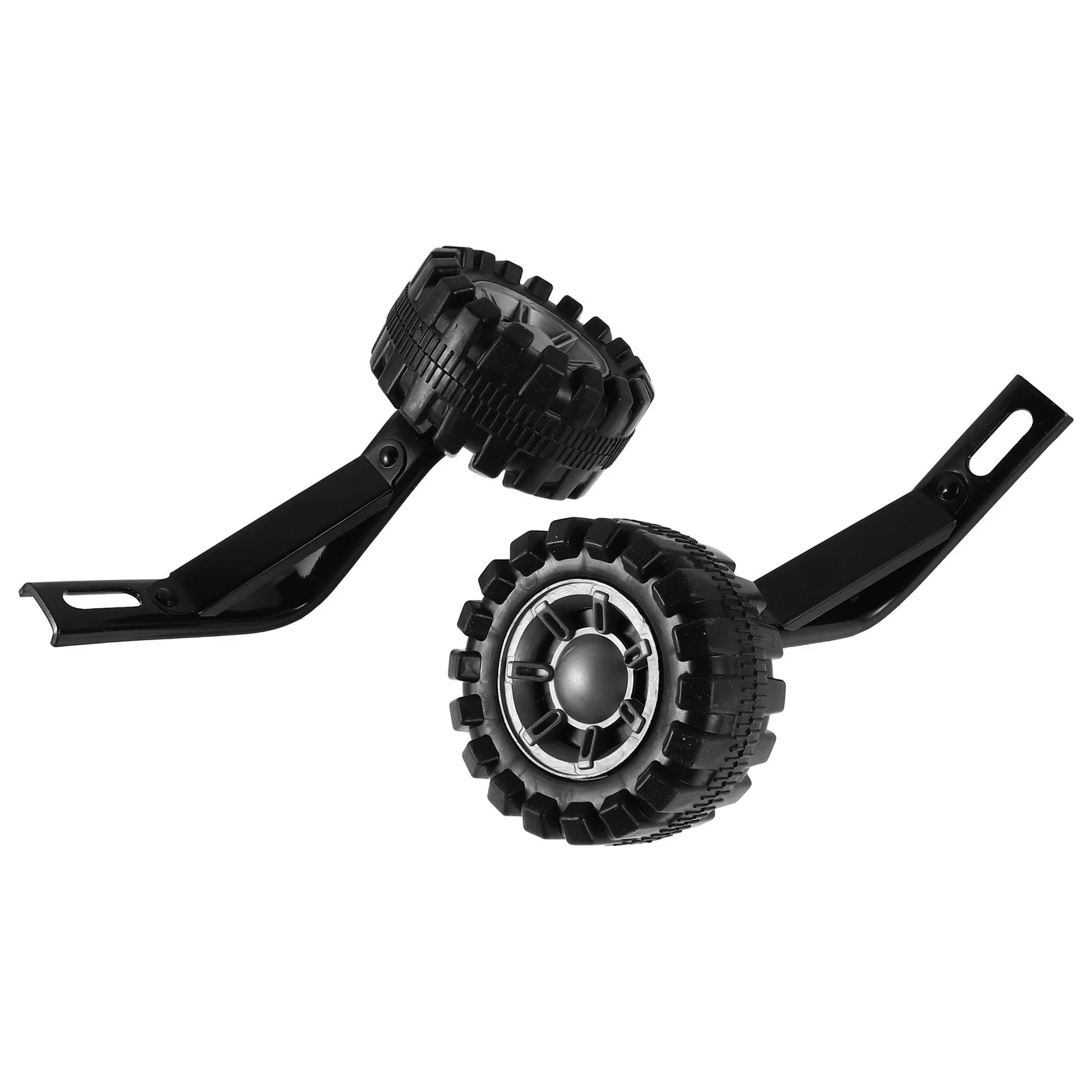 

1 Pair Bicycle Training Wheels For : 16 Inch Heavy Duty Mute Stabilizers Universal Fit 'S Bike Black Portable