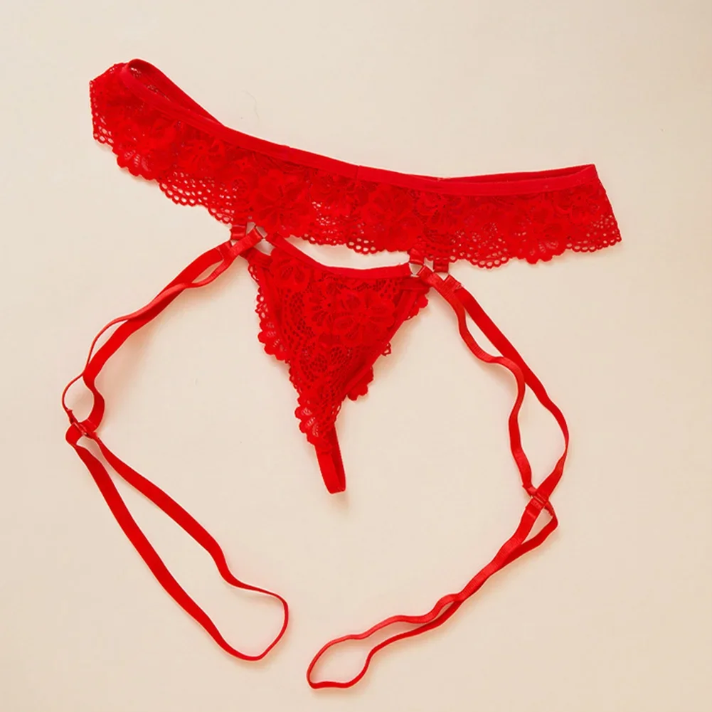 

Intimate Apparel Men Bulge Pouch Underwear Male Briefs Garter Style G-strings For Men Sexy Thongs Applicable Gender Male