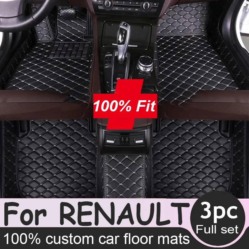 

Car Floor Mat for RENAULT Kadjar Clio Espace Zoe trafic 3 Espace 3 Grand Scenic VEL SATIS ARKANA Car Accessories