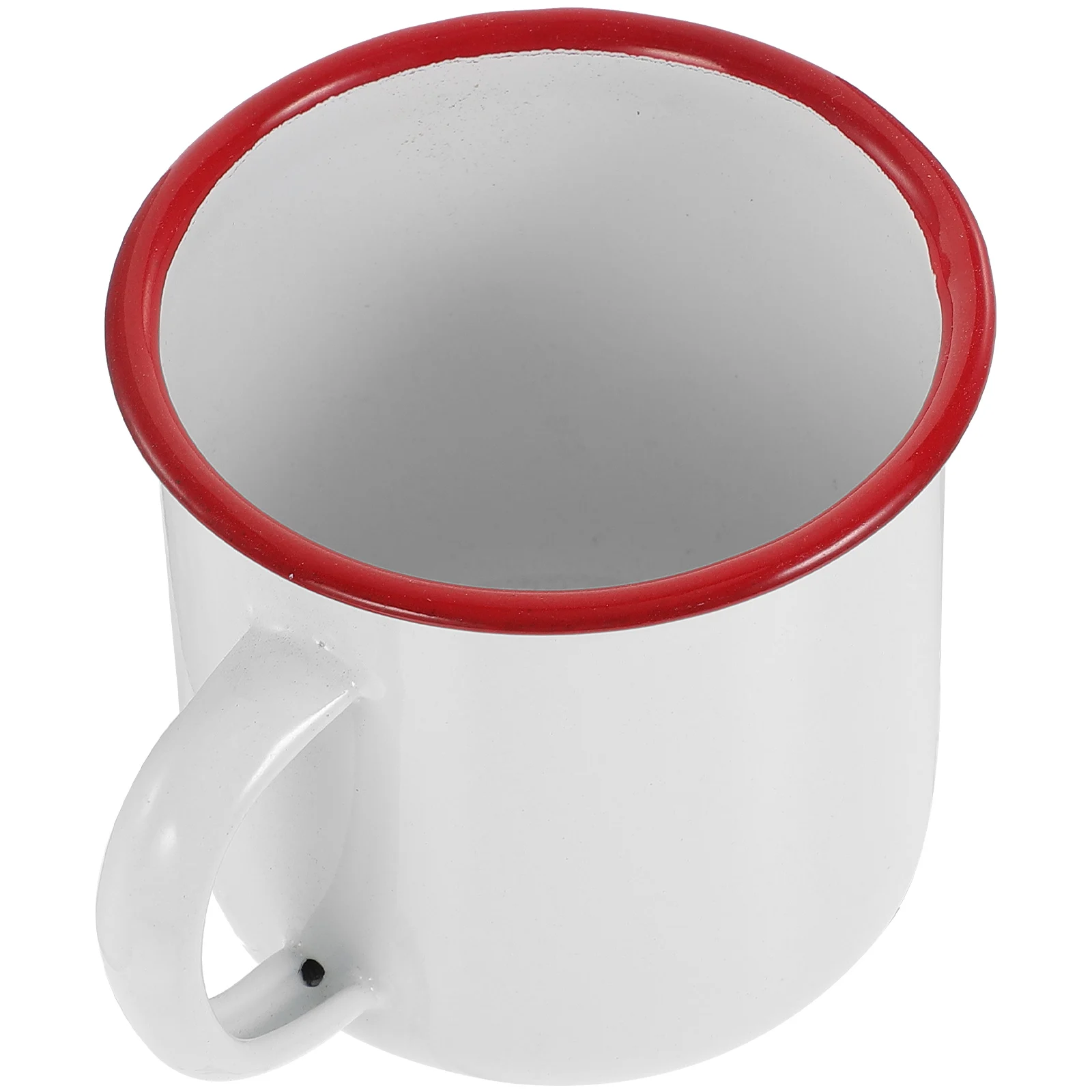 

Colorful Cup Mouth Thickened Tea Mug Coffee Enamel Drinking Water Cups Vintage Classic Office