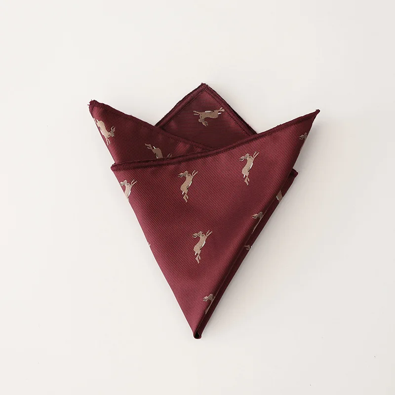 Retro Coffee Beige Orange Pocket Square for Men, Stylish Accessory