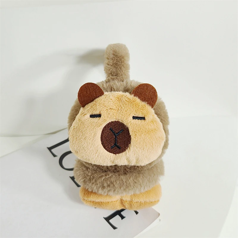 Cute Cartoon Capybara Earmuffs Winter Thickened Plush Cycling Windproof Warm Earflaps Outdoor Delicate Soft Cold Proof Earcaps