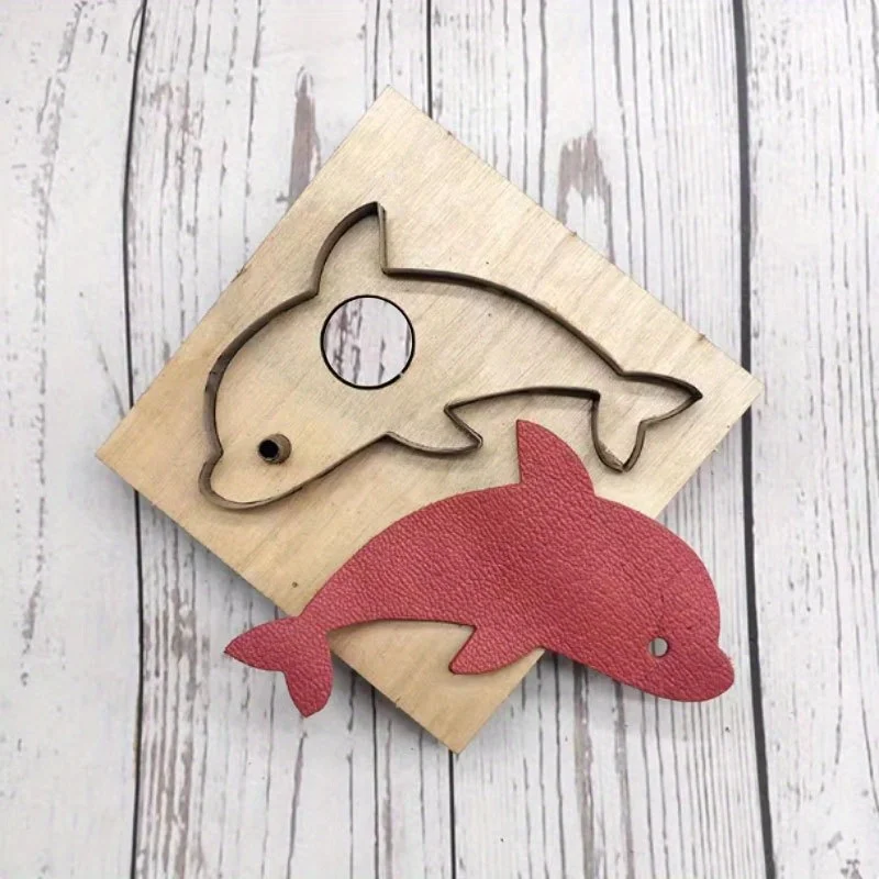 Artisan Craft Leather  Dolphin Pendant Embossing Die High Precision Sharp Durable Handcraft Tool