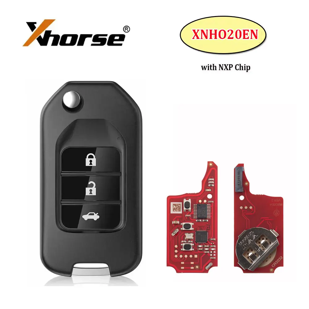 

XHORSE XNHO20EN Universal Car Remote Key Fob 3 Buttons 2nd Generation of XNHO00EN for Honda Car Key for VVDI2 VVDI Key Tool