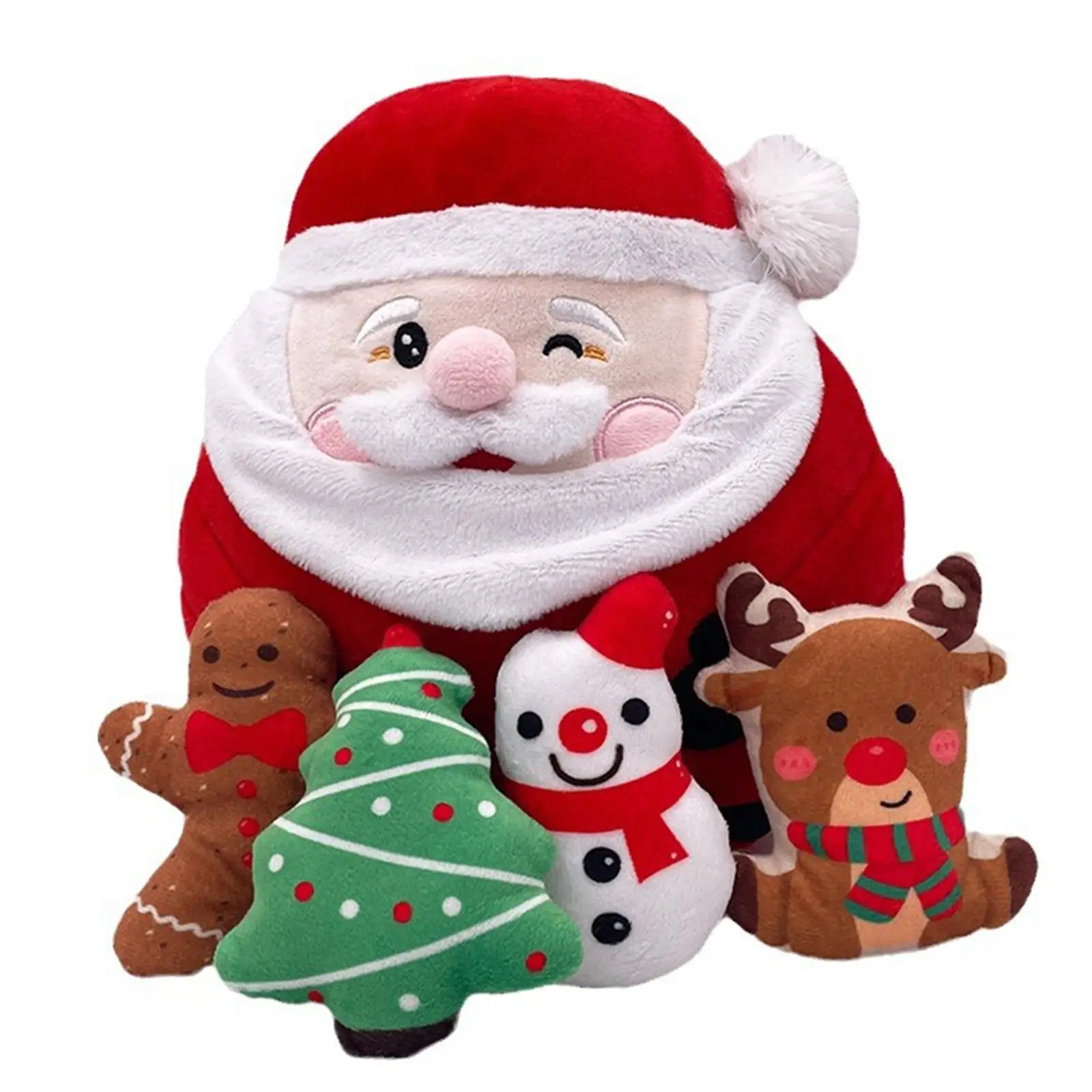 

Christmas Santa Plush Toy Soft for Bedding Accessories Hotel Apartment